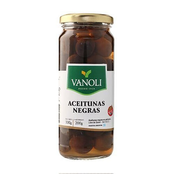 Vanoli aceitunas negras x200/330g