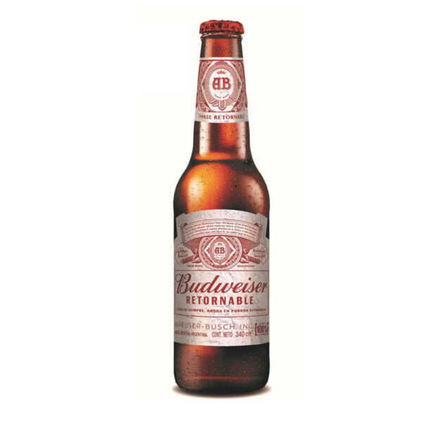 Budweiser retornable 340cc