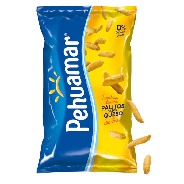 Pehuamar palitos c/queso x90g