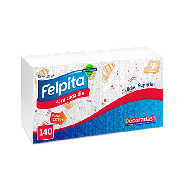 Felpita servilleta x140 decorada