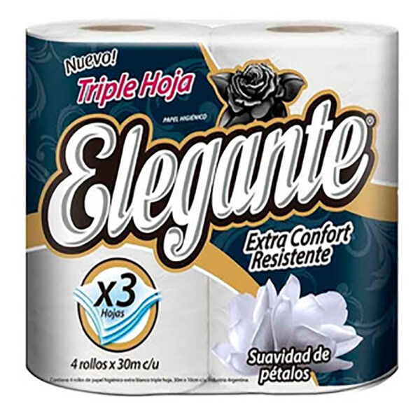 Elegante papel hig 4x30m bco premium t/h