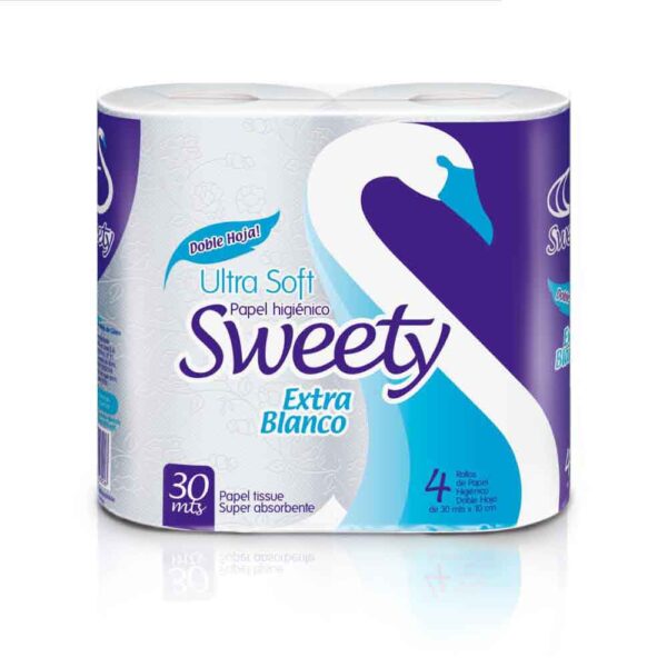Sweety papel hig. doble hoja x4u