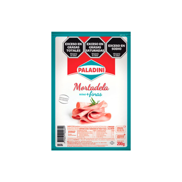 Paladini mortadela fetas finas 200g