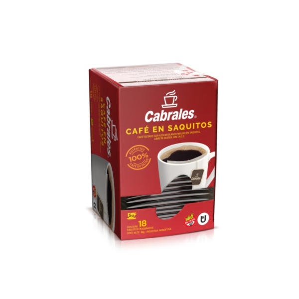 Cabrales cafe saquitos x18u