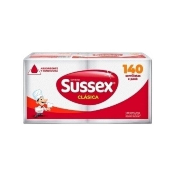 Sussex servilleta bca x140unid