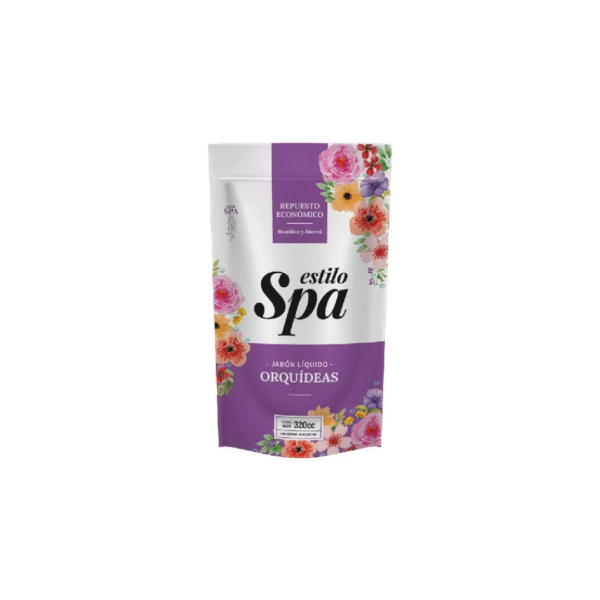 Spa jabon liq x320 orquideas d/p
