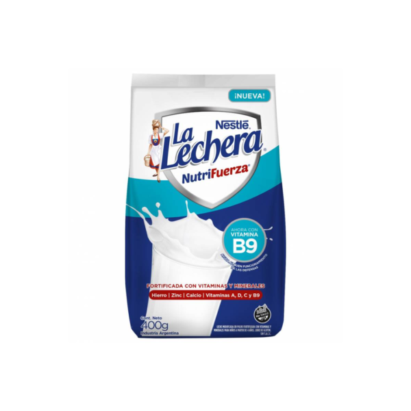 La lechera pvo bolsa 400g nutrifuerza