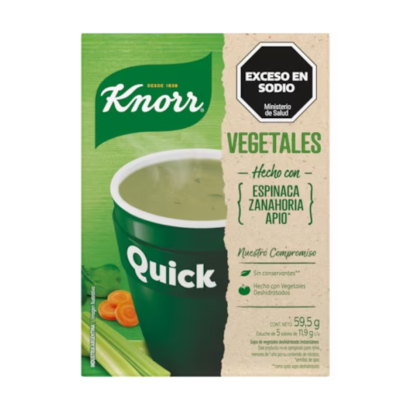 Knorr quick x 5u vegetales