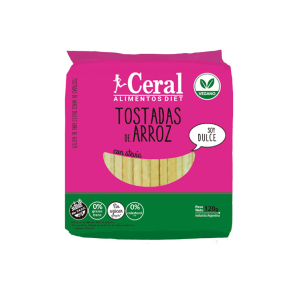Ceral tostadas arroz 120g dulces