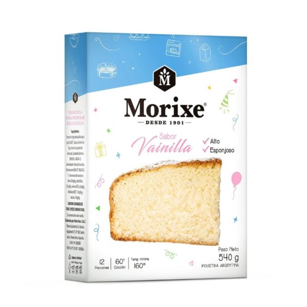 Morixe bizcochuelo 540g vainilla