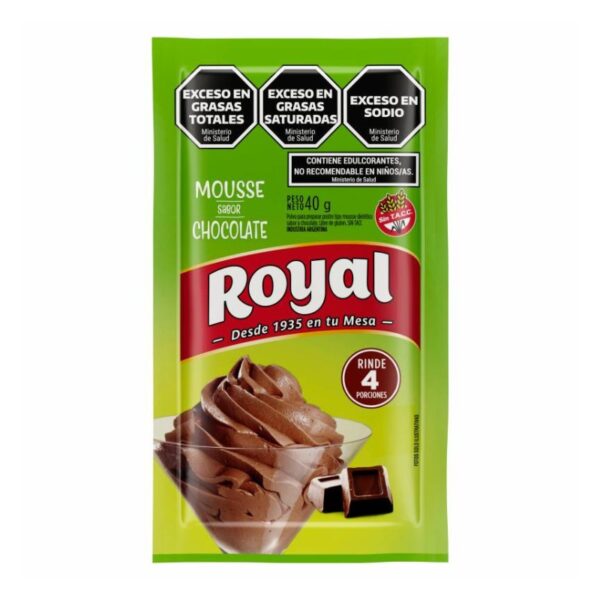 Royal mousse x40g chocolate light