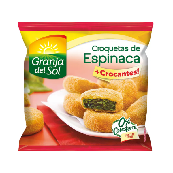 Granja del sol croqueta espinaca x400g