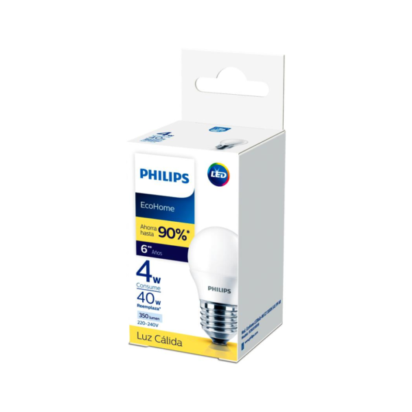 Philips ecohome 4w luz calida