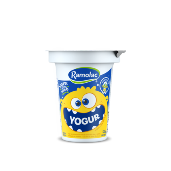 Ramolac yogur 125g ent vainilla