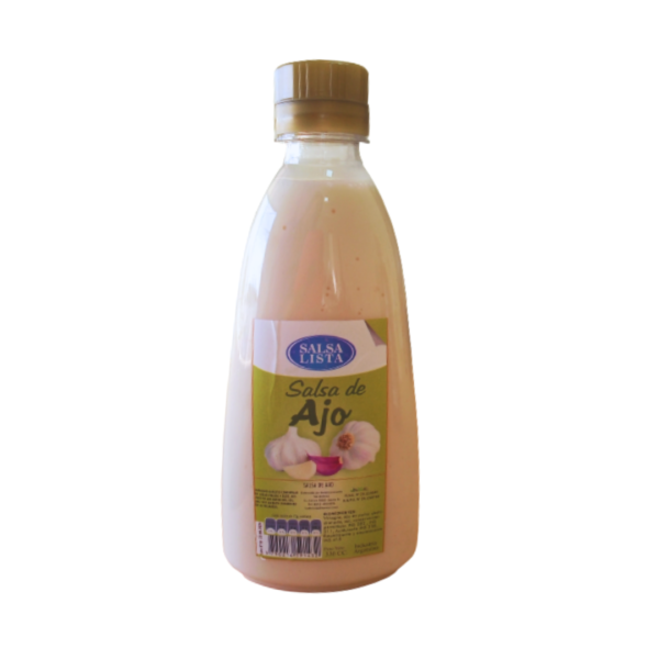 Salsa lista salsa de ajo x330cc