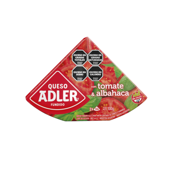 Adler queso x100g tomate-albahaca