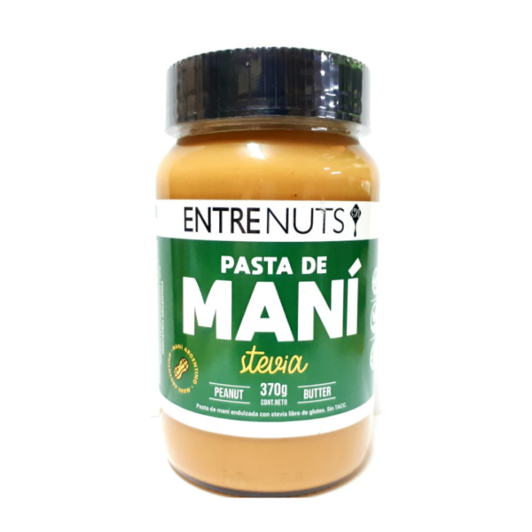 Entrenuts pasta mani 370gr stevia