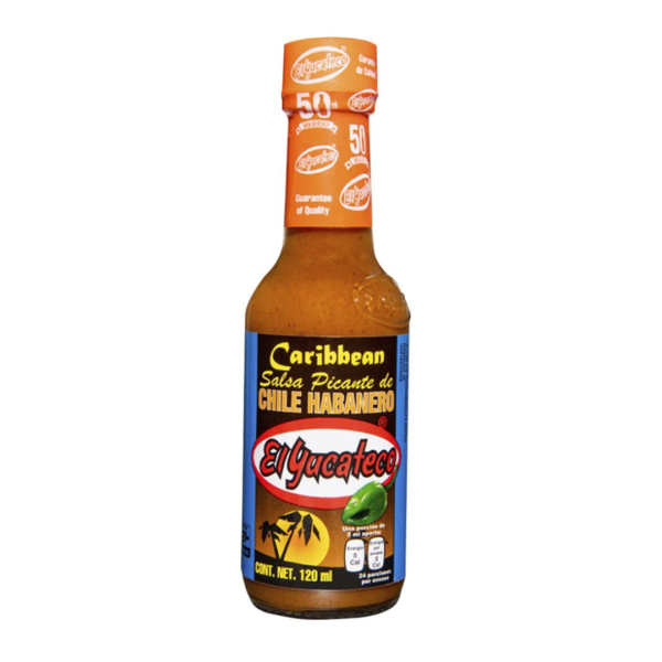 El yucateco salsa caribbean 120ml