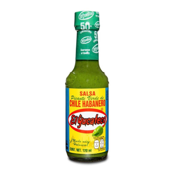 El yucateco salsa habanero verde 120ml