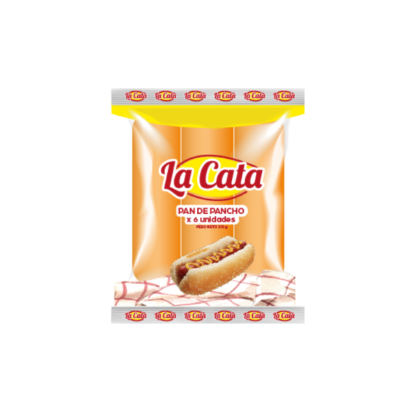 La cata pan panchos x 6 un.