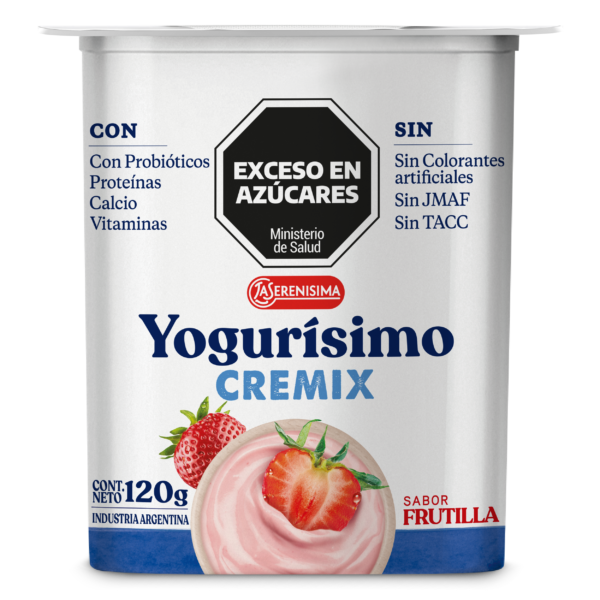 Yogurisimo cremix x120g frutilla