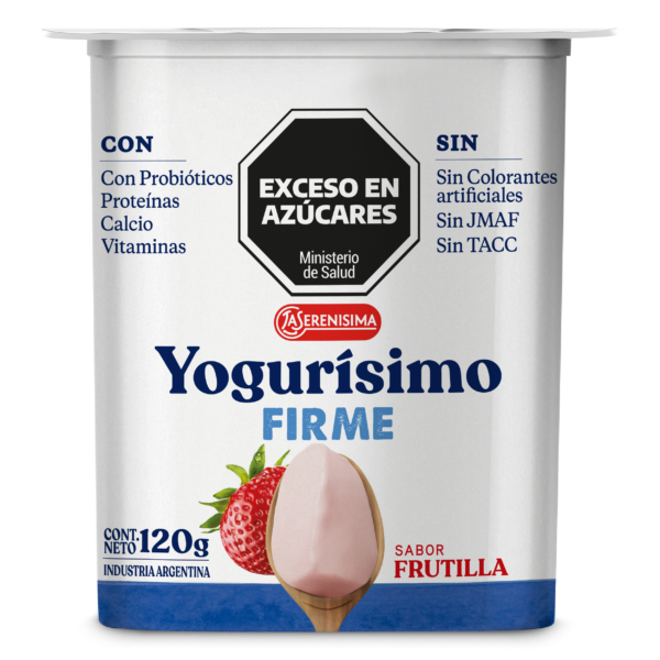 Yogurisimo ent firme x120g frutilla