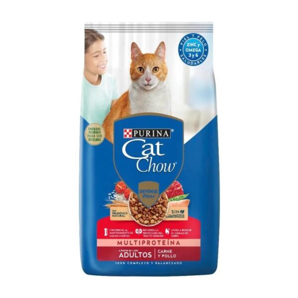 Cat chow adultos carnes-pollo x3kg