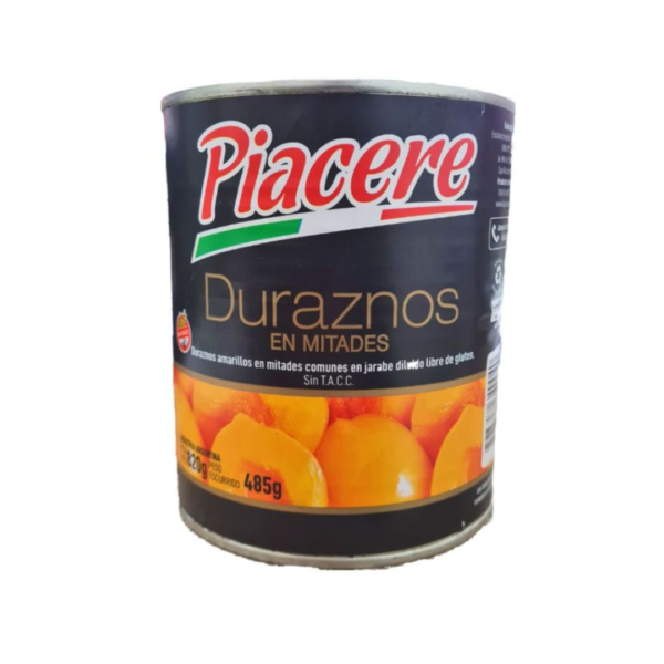 Piacere duraznos trozos 820g