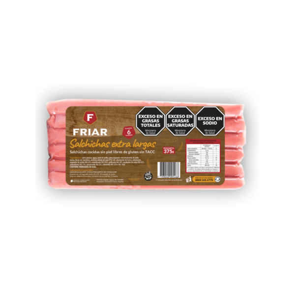 Friar salchichas x6u x375g