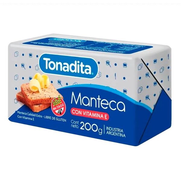 Tonadita manteca x200g extra sal