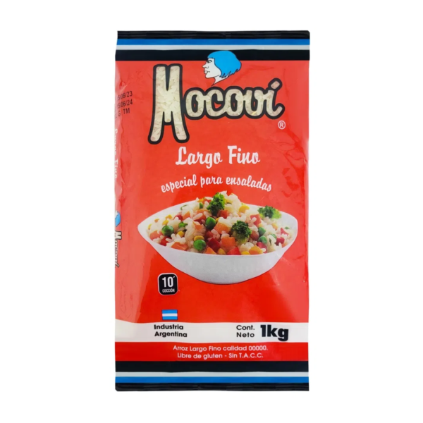 Arroz mocovi largo fino x1kg
