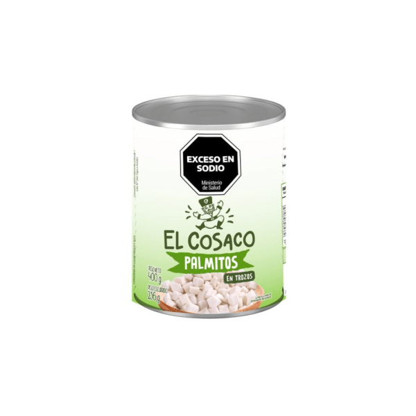 El cosaco palmitos trozos 400g