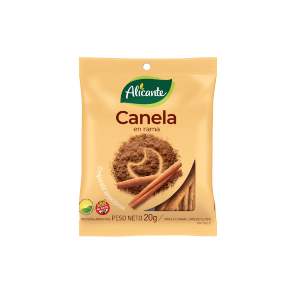 Alicante canela en rama x20g