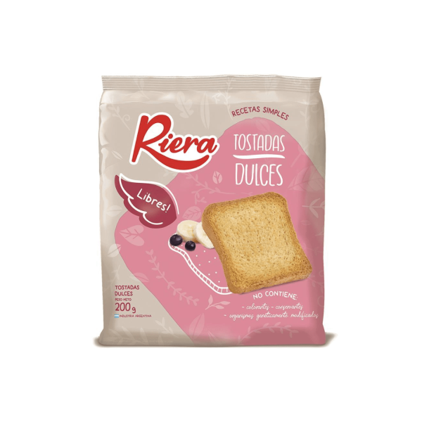 Riera tostadas libres 200g dulces