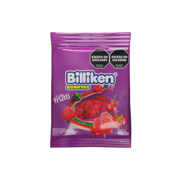 Billiken gomitas x150g tutti frutti