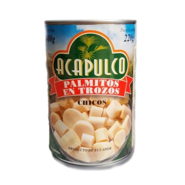 Acapulco palmitos trozos chicos 400g